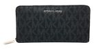 Michael Kors Jet Set Travel Zip Around Monogram PVC Travel Wallet - $198 MSRP!