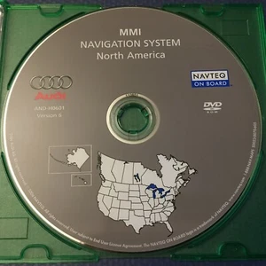 FABRICANTE DE EQUIPOS ORIGINALES AUDI Navigation System Plus North America P/N AND-H0601 versión 6 -S0023-007-605 - Imagen 1 de 2