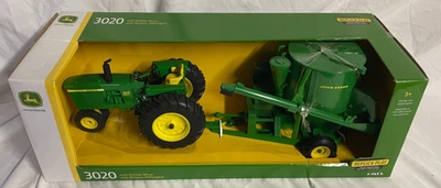 NIB ERTL 45650 1/16 Scale John Deere 3020 Diesel Tractor With Grinder Mixer - Image 1 of 4