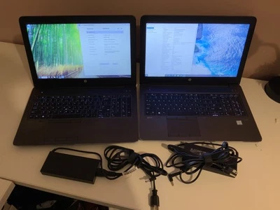 2 HP ZBook 15 G3 Laptop 15.6" I7-6500U, 2.5GHz, 16GB RAM, WiFi, 256GB HDD, W11 - Image 1 of 4