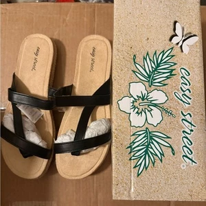 Easy Street Song Women's Comfort Slide Sandals size 8.5 - Picture 1 of 3