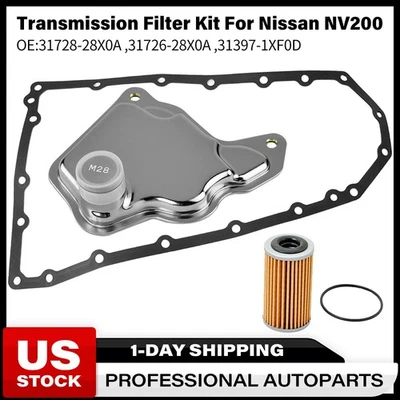Automatic Transmission Oil Filter &Gasket Kit Fit for 2016-2019 Nissan NV200 - Image 1 of 4