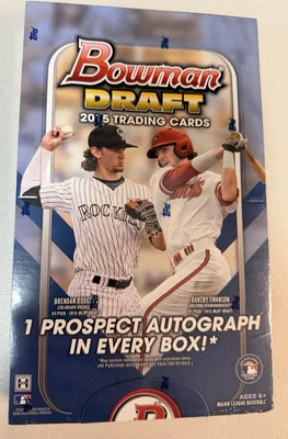 2015 Bowman Draft HOBBY BOX SEALED Kyle Tucker , Riley, Aaron Judge +++ AUTOs - Image 1 of 4