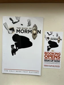 THE BOOK OF MORMON  The Musical LARGE theatre PROGRAMME  - Picture 1 of 9