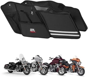 KemiMoto Saddlebags Organizers Harley Davidson Street Glide Road King 2014-2023 - Picture 1 of 7