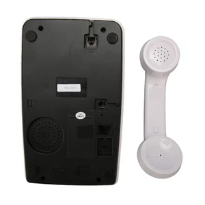 (White)Retro Telephone Easy To Use Mechanical Ringer Vintage Desk Phone Durable - Afbeelding 1 van 12