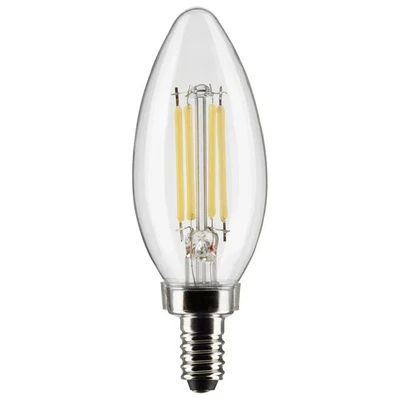 5.5 Watt B11 LED - Clear - Candelabra Base - 2700K - 500 Lumens - 120 Volt - 2-C - Image 1 of 4