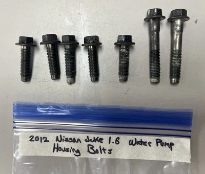 Nissan Juke 2012 1,6 bomba de agua carcasa pernos Foto 1 de 2