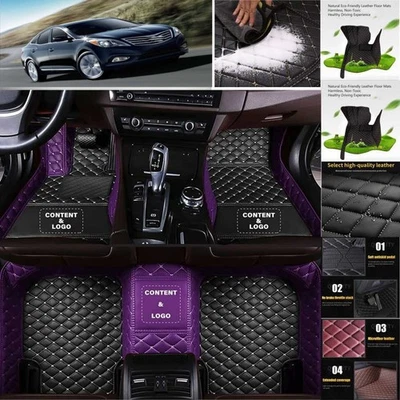 For Hyundai Azera Car Floor Mats All Weather Protection Floor Liners Auto Pads Foto 1 de 4