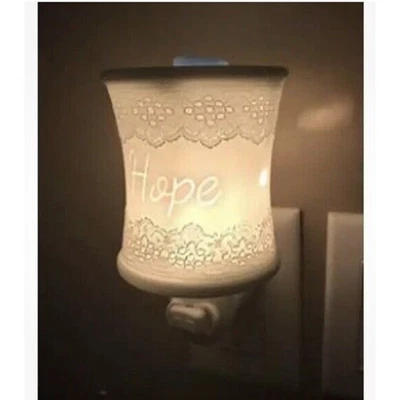 Scentsy Lace & Hope Wall Plug In Wax Warmer - Retired - New in Box - Image 1 of 4