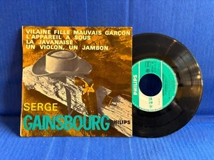 SERGE GAINSBOURG VILAINE FILLE LANGUETT 432862. ORIGINAL FRANCE 45T/7' EXC - Picture 1 of 2