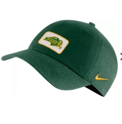 Gorra ajustable Nike para hombre North Dakota State Bisonte verde Heritage86 logotipo Foto 1 de 4