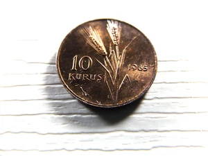 TURKY 1965 10 Kurus - Picture 1 of 2