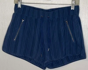 Athleta blaue Nadelstreifen-Laufshorts Größe Small gebraucht, in einwandfreiem Zustand - Bild 1 von 5