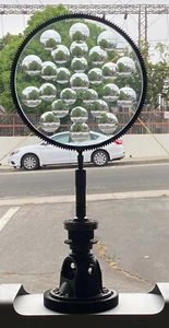 FELICIANO BEJAR MAGISCOPIO CRISTAL Y ACERO ESCULTURA "COPO DE NIEVE" 29" ALTO 133 - Imagen 1 de 7