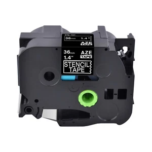 1x Cassette ruban pochoir étiqueteuse Compatible Brother STe-161 Ruban 36mm - Zdjęcie 1 z 4