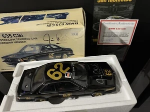 Autoart Jim Richards BMW 635 csi Ltd Ed 1300 - Box & Car Signed By Jim Richards - Picture 1 of 12