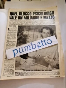 Articolo di Giornale ( 1983 ) A.S. ROMA Paulo Roberto Falcao intervista con foto - Picture 1 of 1