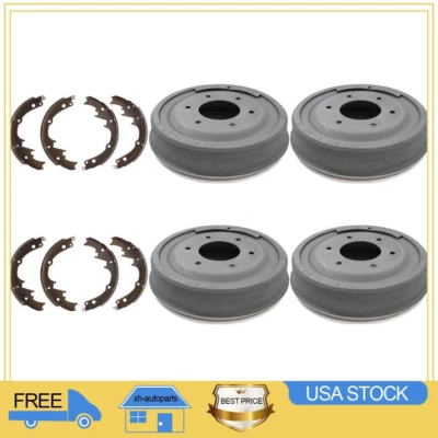 Tambor de freno delantero, trasero, izquierdo, derecho 6X + zapato apto para camioneta Chevrolet C10 XH 65-67 Foto 1 de 4