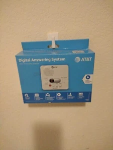 AT&T 1740 Digital Answering System Machine Time/Day Stamp. White. F - Zdjęcie 1 z 9