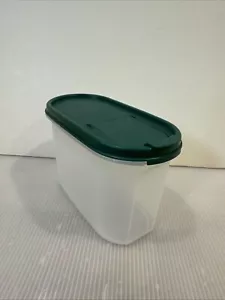 Tupperware Modular Mates Contenitore Ovale #2 con Guarnizione Piatta Verde 1612-14 - Foto 1 di 10