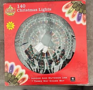 (140 Set) Basic Series Multi Color Christmas Deco Chasing Lights Indoor String