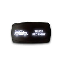 TRUCK BED LIGHT - Horizontal LED Rocker Switch 5 Pin Dual Light 20A 12V ON / OFF