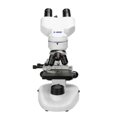 Microscopio biológico binocular SV605 80X-1600X para estudiantes de medicina clínica Foto 1 de 4
