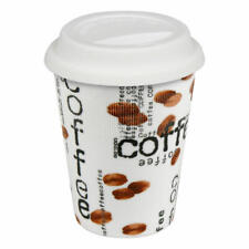 Könitz Coffee Collage To Go Becher mit Deckel Kaffeebecher Cup To-Go 380 ml