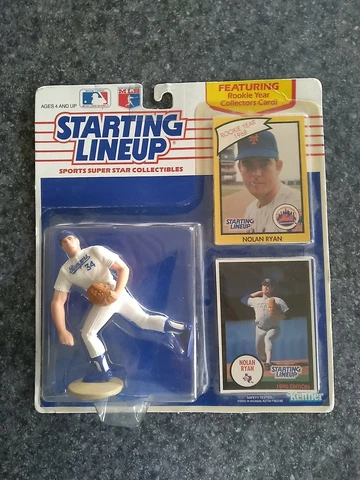 1990 NOLAN RYAN #34 Texas Rangers EX/NM *FREE_s/h* Starting Lineup 5000K HOF Cover