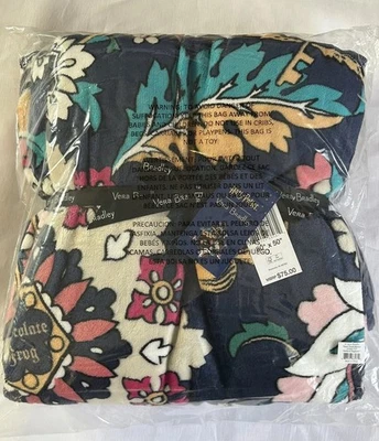 NUEVA Manta de Peluche Vera Bradley Harry Potter HOGAR A HOGWARTS 80”x50” Regalo Foto 1 de 4