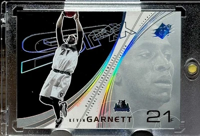 Kevin Garnett RARO REFRACTOR PRIZM HOLO FOIL TARJETA DE INVERSIÓN SSP - Wolves Como Nuevo Foto 1 de 4