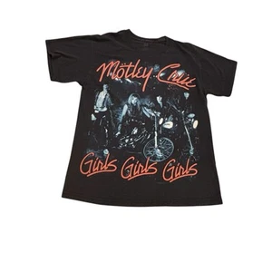 Hanes Motley Crue Girls Girls Girls T-Shirt 2012 Size Medium Retro Classic Rock - Picture 1 of 10