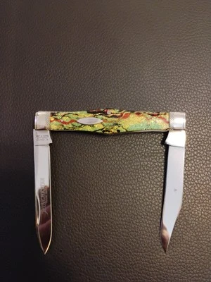 Navaja de bolsillo Winchester 1992 hecha en Estados Unidos 2067 color brillo navidad Foto 1 de 4