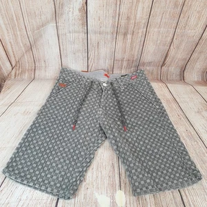 Vintage Superdry Shirting Shorts Corporal Slim Colour Grey Size W30" L11" - Picture 1 of 24