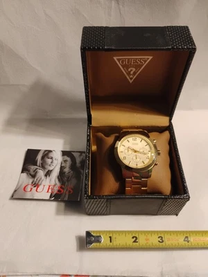 Guess Men's U15061G2 Gold Stainless-Steel Analog Quartz Dress Watch - Image 1 of 4