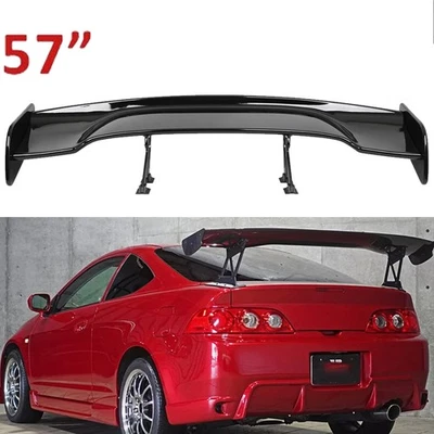 For Acura Integra RSX DC5 Glossy Black 57"Rear Spoiler Wing Truck GT-Style Foto 1 de 4