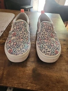 BOBS Skechers Marley Jr Woof Wag Slip-In Sneakers Women Size 8 Memory Foam Dog - Picture 1 of 6