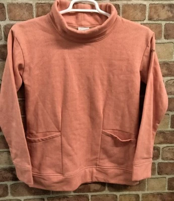 Columbia Mujer Manga Larga Pullover Sudadera Salmón Talla S Foto 1 de 4