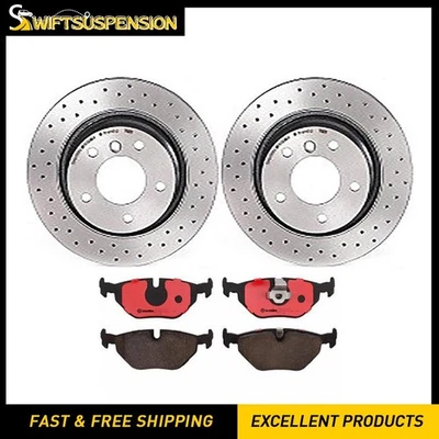 Juego de pastillas de freno de disco trasero Brembo rotor de freno de disco 3 piezas para BMW 328Ci 2000-2000 Foto 1 de 4