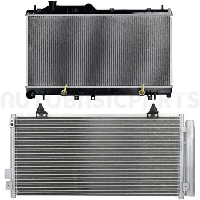 For 2008-2016 Subaru Impreza Aluminum Radiator & AC Condenser Cooling Kit - Изображение 1 из 4