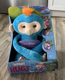 Fingerlings HUGS - BORIS Blue Advanced Interactive Plush Baby MONKEY 🐒 SEALED!