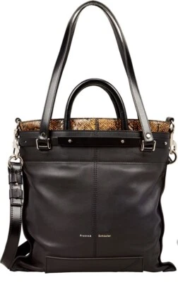 Bolso Bandolera Proenza Schouler PS19 Negro Piel de Serpiente ¡NUEVO CON ETIQUETAS!! Foto 1 de 4