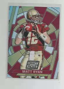 2016 Collegiate Draft Pick MATT RYAN Stained Glass Prizm - Picture 1 of 1