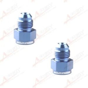 US SHIP AN-4 Female To AN-6 Male AN Flare Fitting Expander Adapter Aluminum Blue - Picture 1 of 1