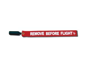 Heavy Bright Red "Remove Before Flight" 3/4" Pitot Cover - Bild 1 von 1