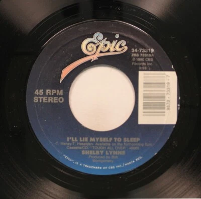 Country Nm! 45 Shelby Lynne - I'Ll Lie Myself To Sleep / What About This Girl On - Image 1 of 2