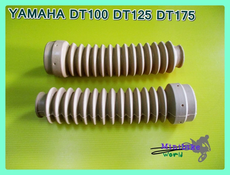 Fit YAMAHA YZ100 D/E/F 77-79 IT125 G '80 MX175 79-81 FR FORK BOOT Rubber Yellow Foto 1 de 4