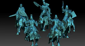 Dead Traitors Riders 28mm miniatures dnd minis fantasy miniatures mesbg lotr - Picture 1 of 1