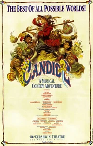 CANDIDE ~ Poster Broadway Sondheim ~ Jim Dale ~ Andrea Martin ~ Jason Danieley  - Foto 1 di 1